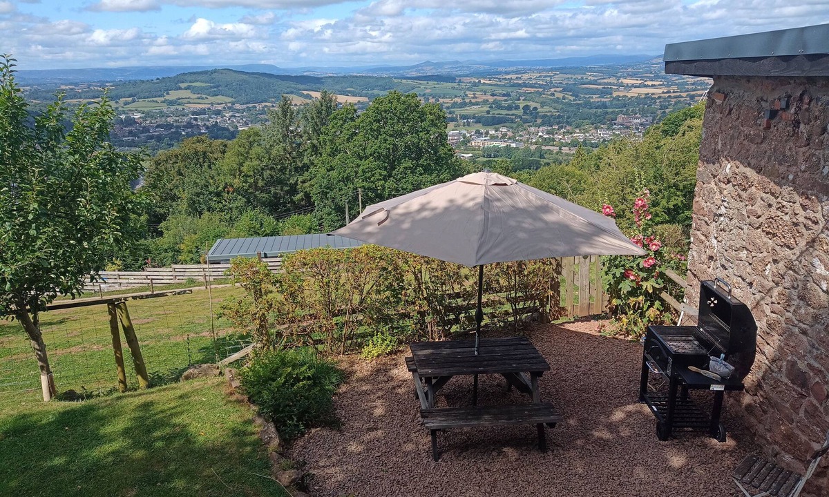 Redbrook House | Beautifully converted stone barn with amazing views towards the black mountains