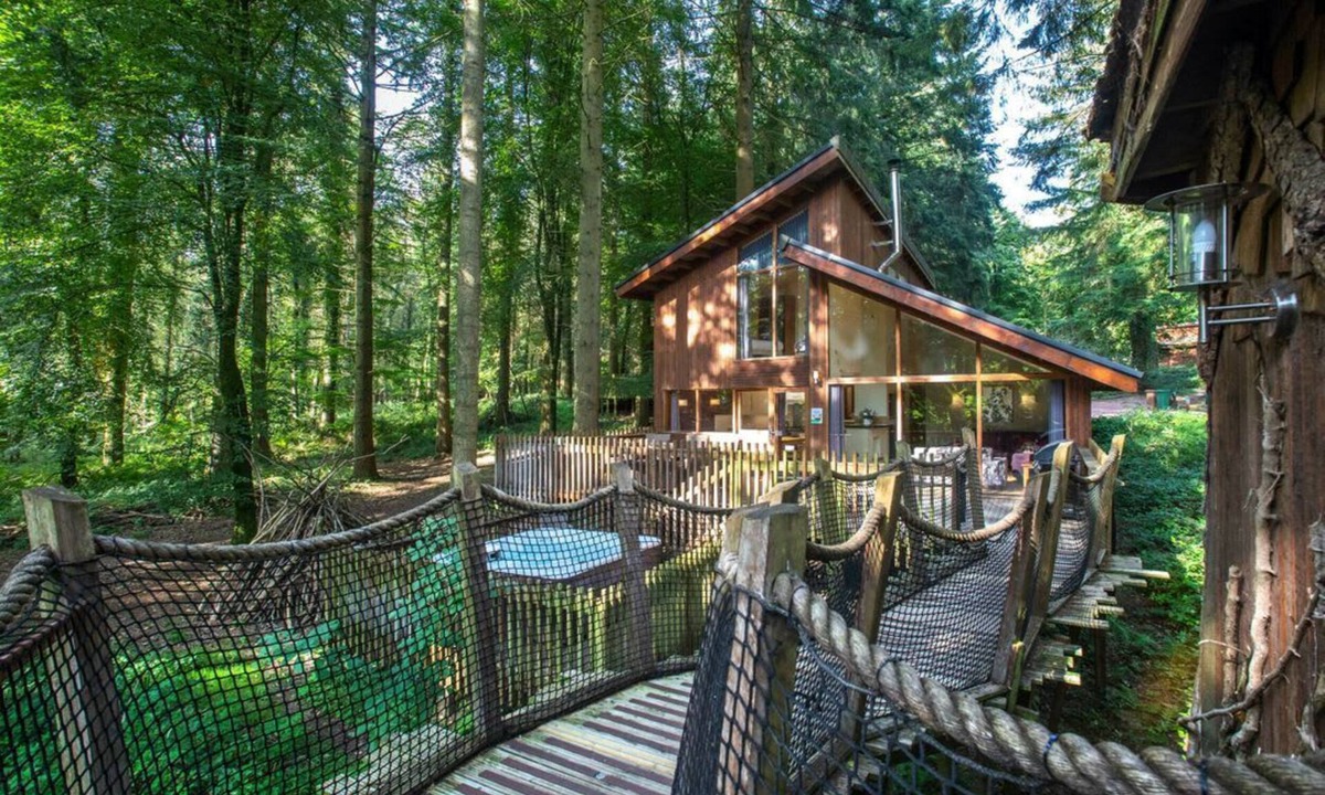Berry Hill Cabin | Forest of Dean Woodland - Golden Oak Treehouse, Coleford
