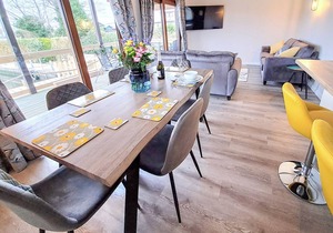 Perfect water’s edge holiday accommodation, set in a quiet marina.