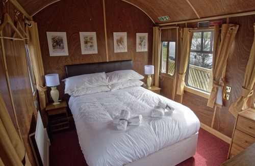Ewhurst Green Ski Chalet | A carefully converted heritage railway coach in the countryside.