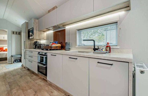 Milford on Sea Cabin | Astoria Lodge - Pet-Friendly Modern Lodge BBQ, Near Milford on sea