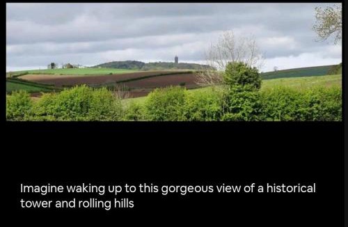 Comber House | Cosy log cabin with views of Scrabo tower