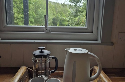 Ardnatrush Cabin | Sheperd's Hut, Sleeps 2 with Hot Tub and Garden