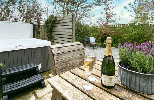 Bryngwran Cottage | The Hayloft - boutique retreat for 2 with hot tub