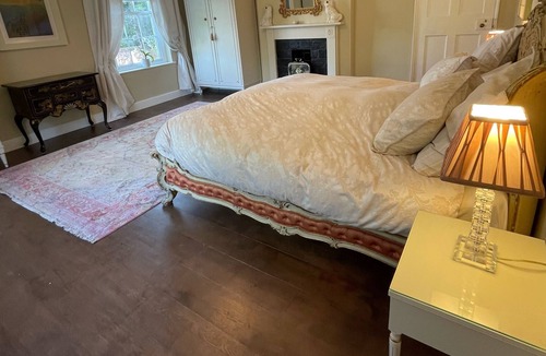 Sturton By Stow Bed & Breakfast | the old rectory dating back from 17C "french" super king bed en-suite