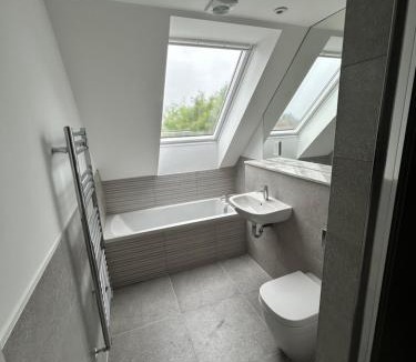 Ewell House | The Penthouse Double Bedroom for Rent Use of kitchen