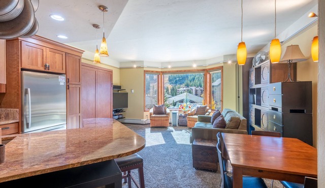 Amazing Views, free wifi, free parking. Telemark Lodge studio with style in Copper Mountain