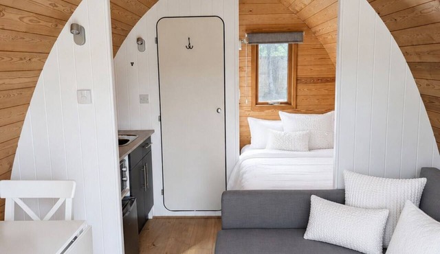 Be engrossed in nature in a tranquil, off-grid glamping experience in Canterbury