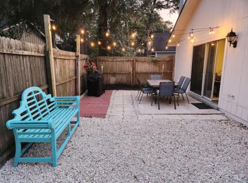 Beach Retreat with Backyard Flair and Yard Games in Atlantic Beach