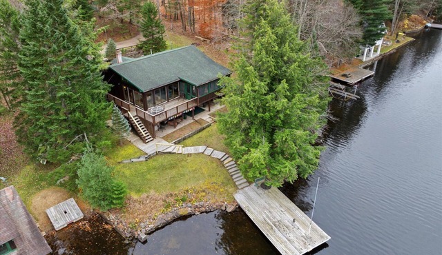 Lakefront Escape, On Snowmobile Trail, Near Town in Old Forge