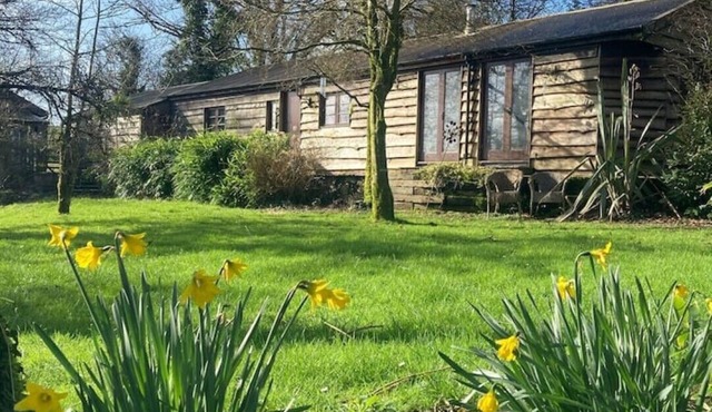 Secluded Lakeside Log Cabin near to beautiful Pembrokeshire beaches.