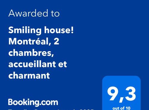 Smiling house! 2 chambres, accueillant et spacieux in Montreal