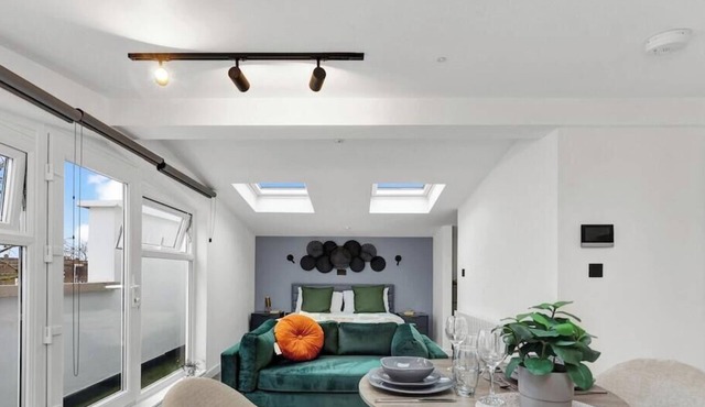 Spacious Rooftop Studio Flat in London