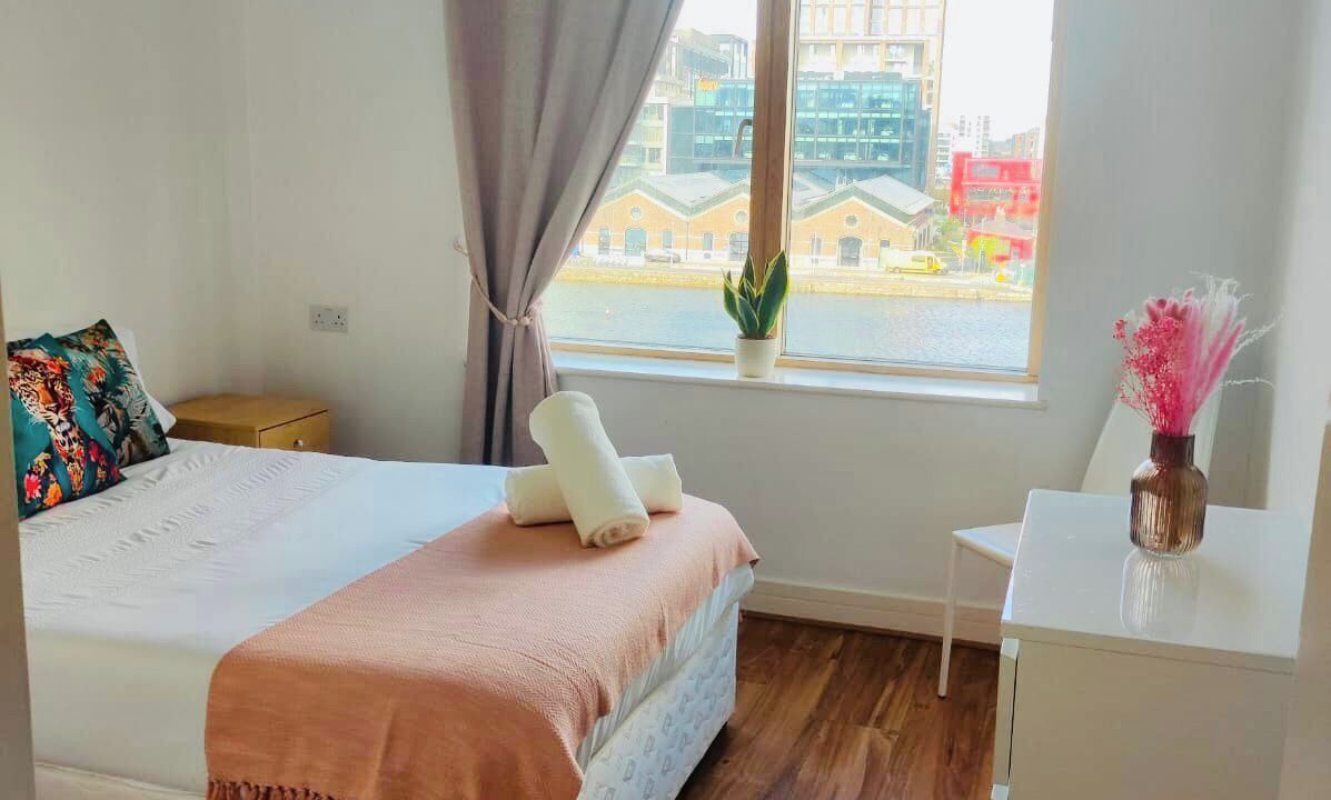 Grand Canal Dock Apartment | Waterfront Views 2 Beds/2 Baths