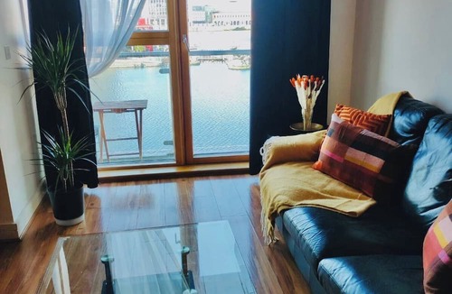 Grand Canal Dock Apartment | Waterfront Views 2 Beds/2 Baths